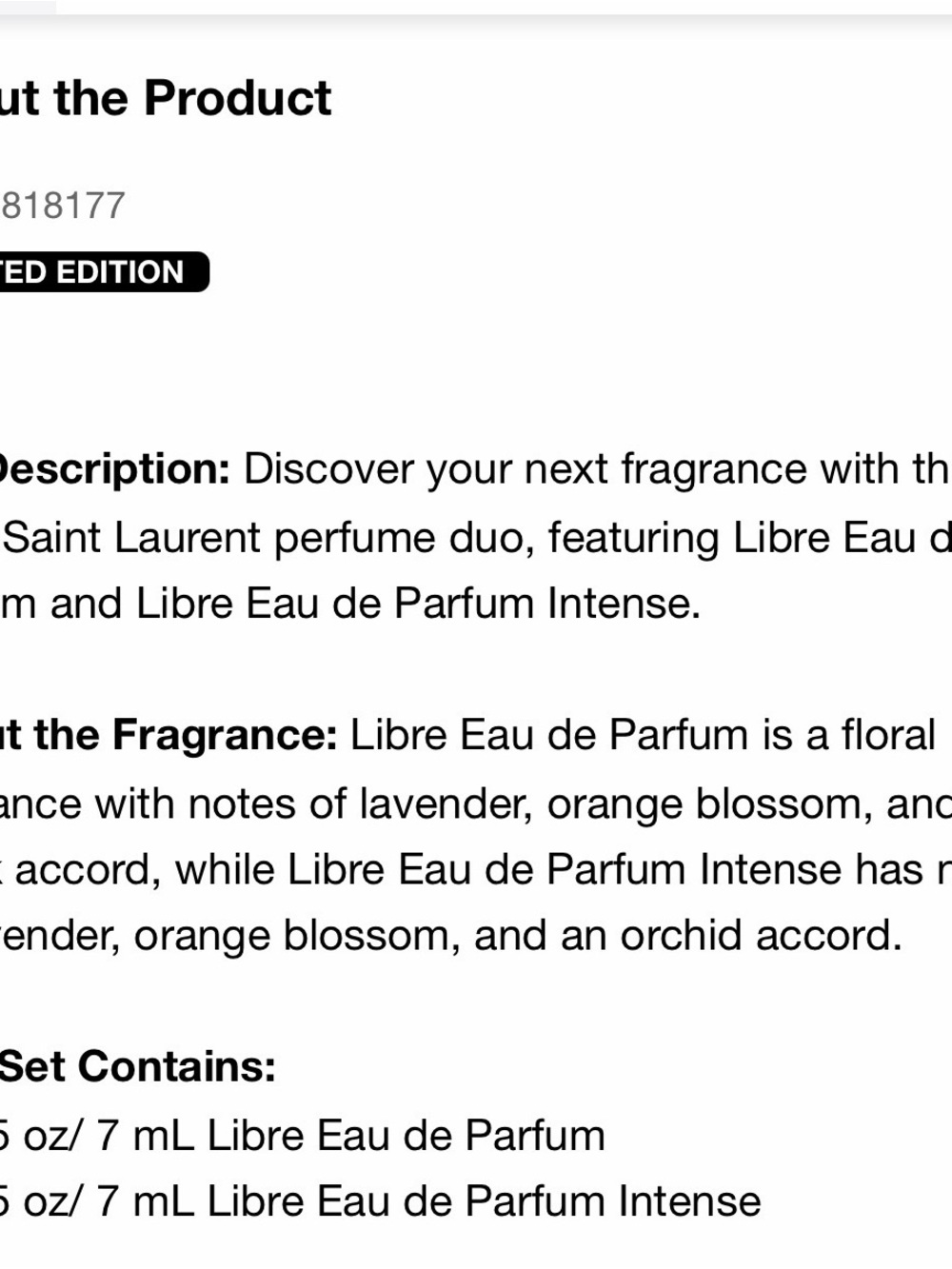 Fragrance/Perfume Set - Picture 7 of 7